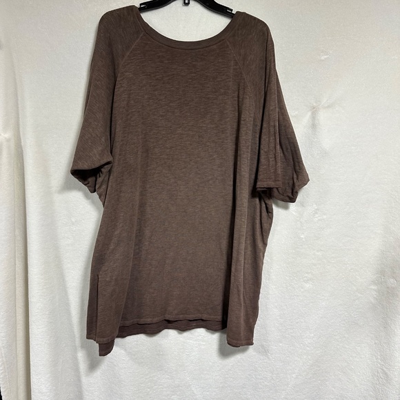 Torrid Desert Rose Cafe Graphic T-Shirt Brown Slub Jersey Size 5 Super Soft - Picture 7 of 8